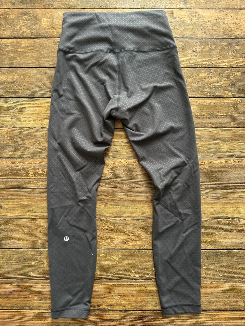lululemon athletica Gray Diamond-Print High-Rise Align Leggings